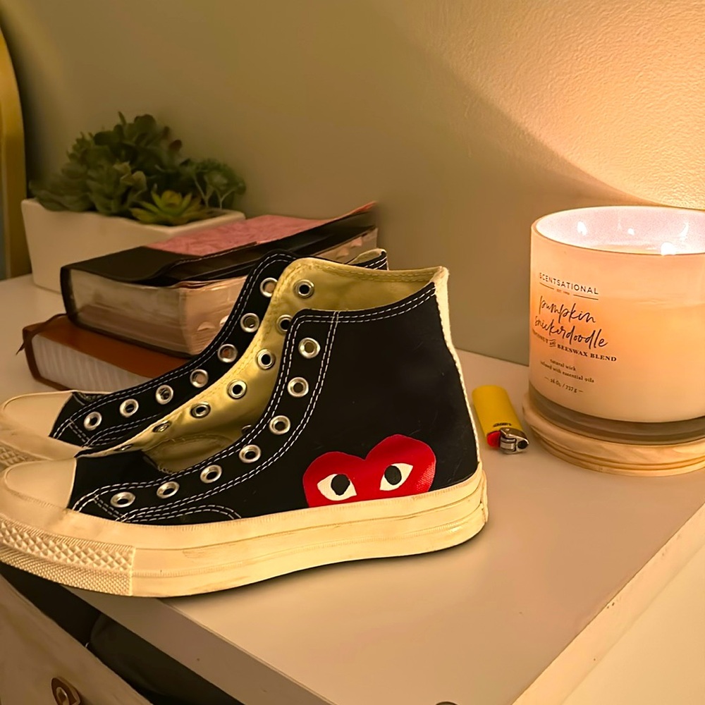 CONVERSE COMME DES GARÇONS PLAY x CONVERSE SIZE 6